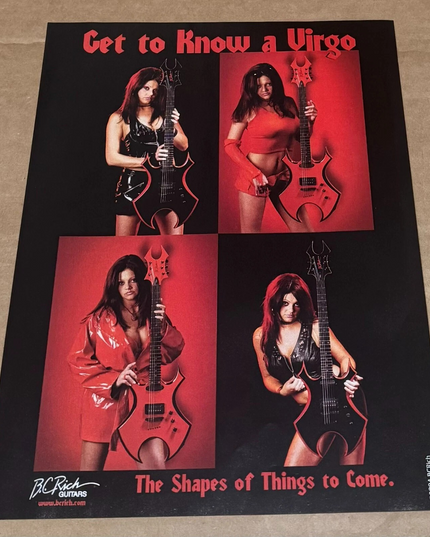 B.C. RICH GUITARS - Get To Know A Virgo - 2004 Print Advertisement