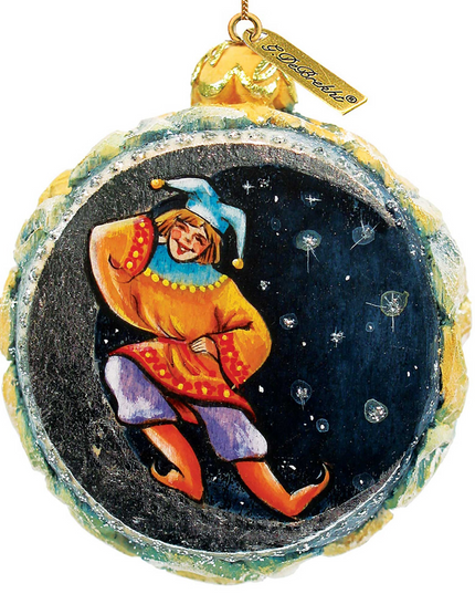 Winter Forest Sculpted Hand-Painted Christmas Ornament by G. DeBrekht - Nativity Holiday Decor - 622771