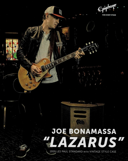 EPIPHONE GUITARS - JOE BONAMASSA - 2021 Print Advertisement