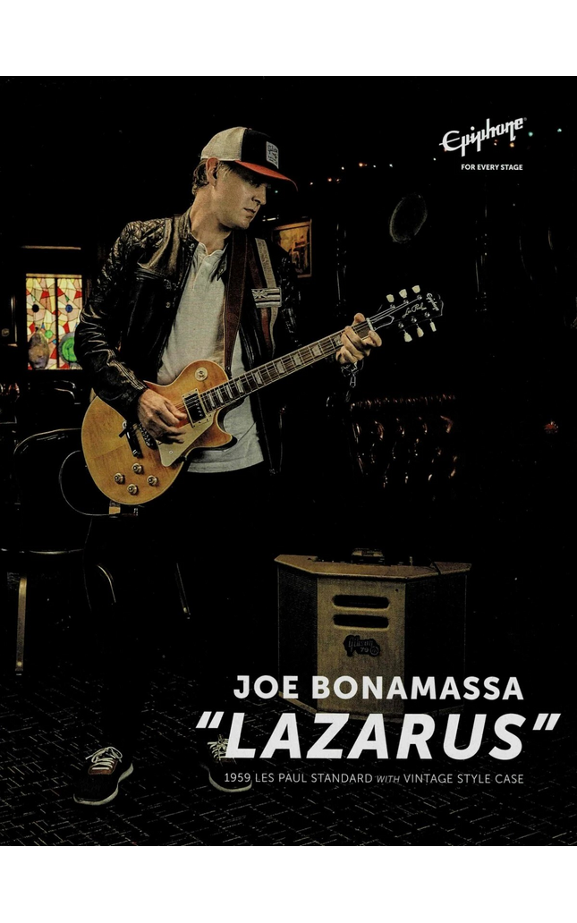 EPIPHONE GUITARS - JOE BONAMASSA - 2021 Print Advertisement