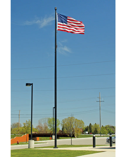 Aluminum Flagpole - Internal Cable Winch - Heavy Duty, Lifetime Warranty - Made in USA
