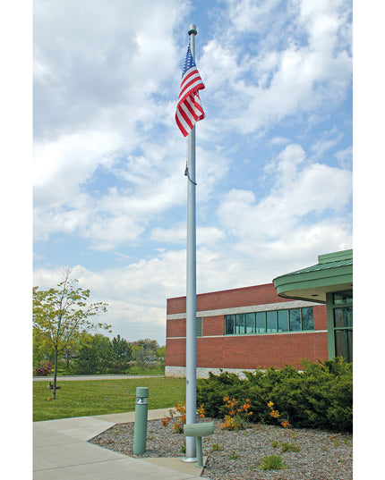 Aluminum Flagpole - Internal Rope Cam Cleat - Heavy Duty, Lifetime Warranty - Made in USA