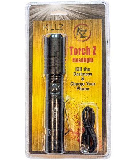 KILLZ TORCH Z FLASHLIGHT / CHARGING POWER STATION COMBO