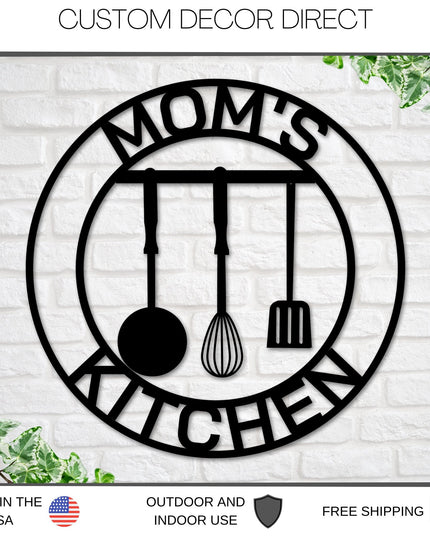 Black Friday, Cyber Monday Sale, Custom Kitchen Sign, Personalized Kitchen Sign, Metal Kitchen Sign, Kitchen Gift, Kitchen Decor, For Her