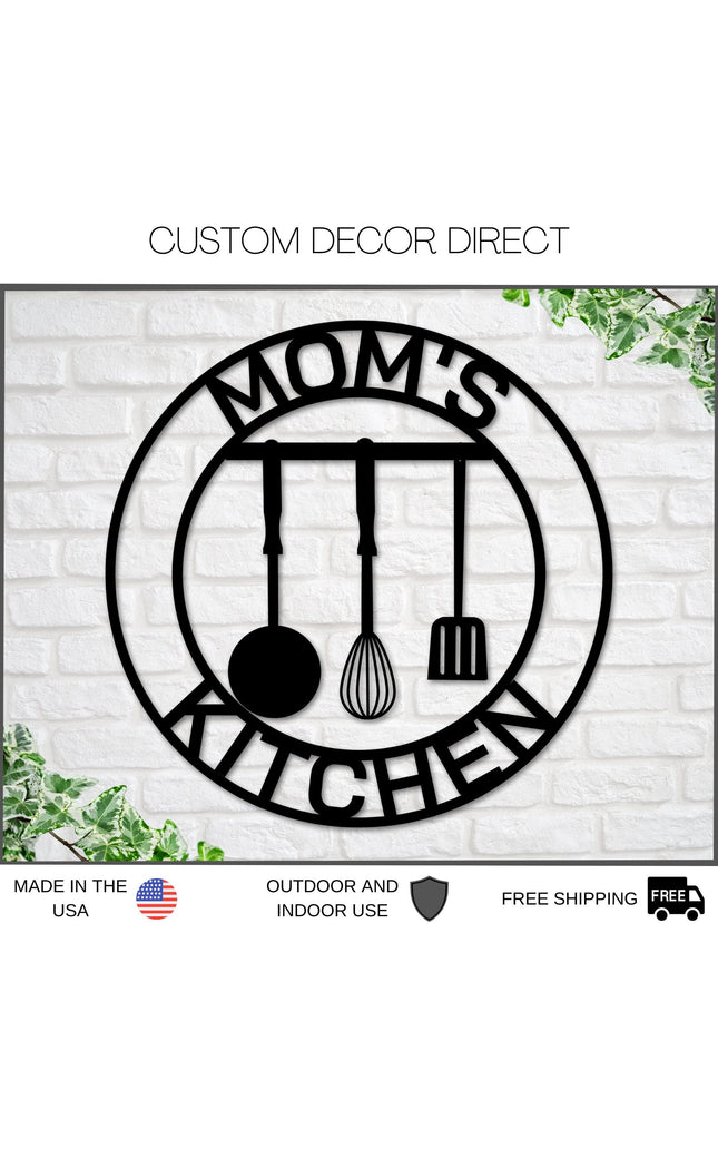 Black Friday, Cyber Monday Sale, Custom Kitchen Sign, Personalized Kitchen Sign, Metal Kitchen Sign, Kitchen Gift, Kitchen Decor, For Her