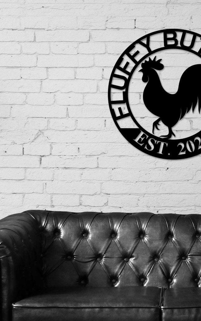 Rooster House Sign, Our Little Coop Sign, Personalized Rooster Sign, Custom Rooster House Sign, Rooster Decor, Chicken Sign, Rustic Sign