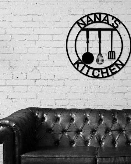 Black Friday, Cyber Monday Sale, Custom Kitchen Sign, Personalized Kitchen Sign, Metal Kitchen Sign, Kitchen Gift, Kitchen Decor, For Her