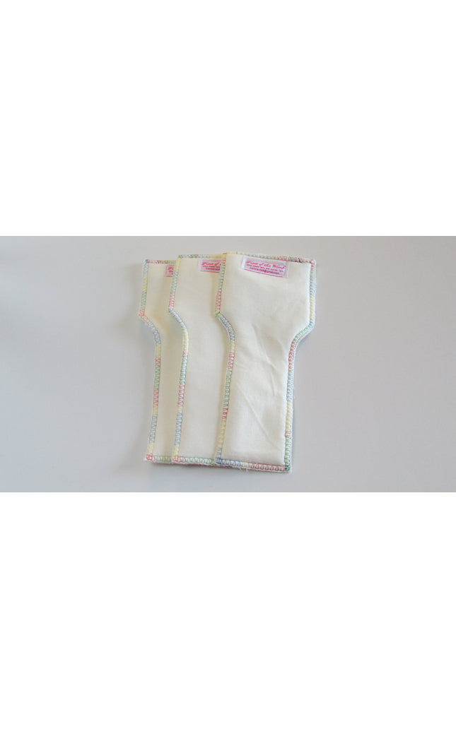 100% organic bamboo inserts set of three