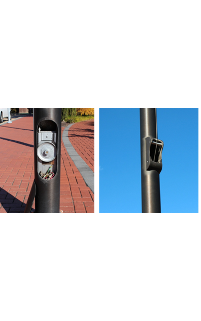 Automatic Aluminum Flagpole