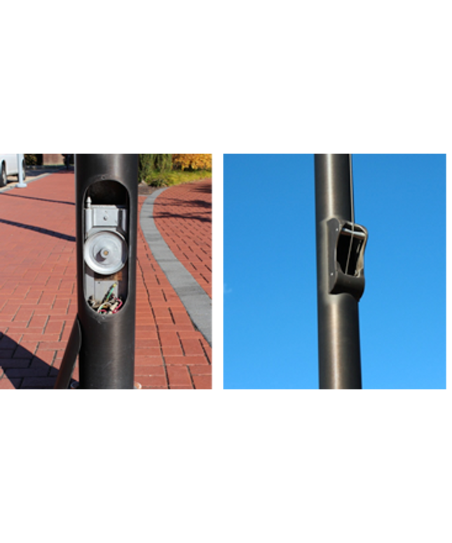 Automatic Aluminum Flagpole