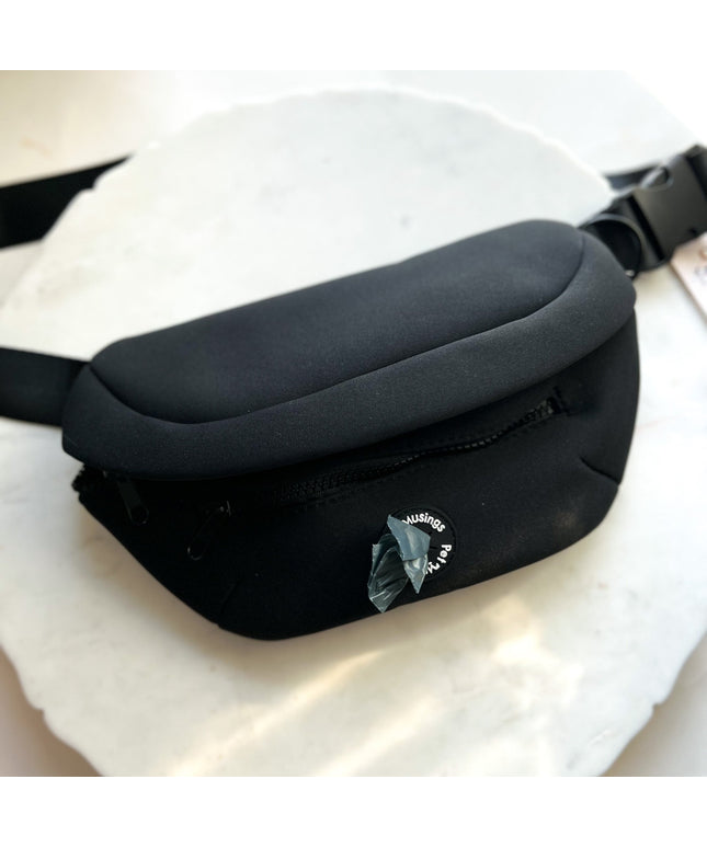 Black Dog Walking Bag