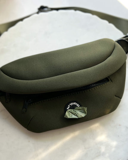 Green Dog Walking Bag
