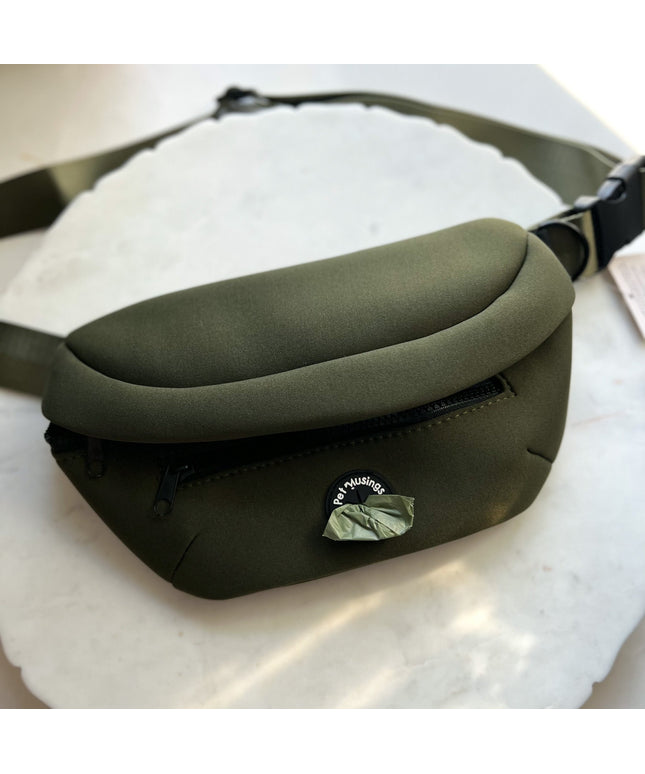 Green Dog Walking Bag