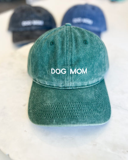 Dog Mom Hat Green