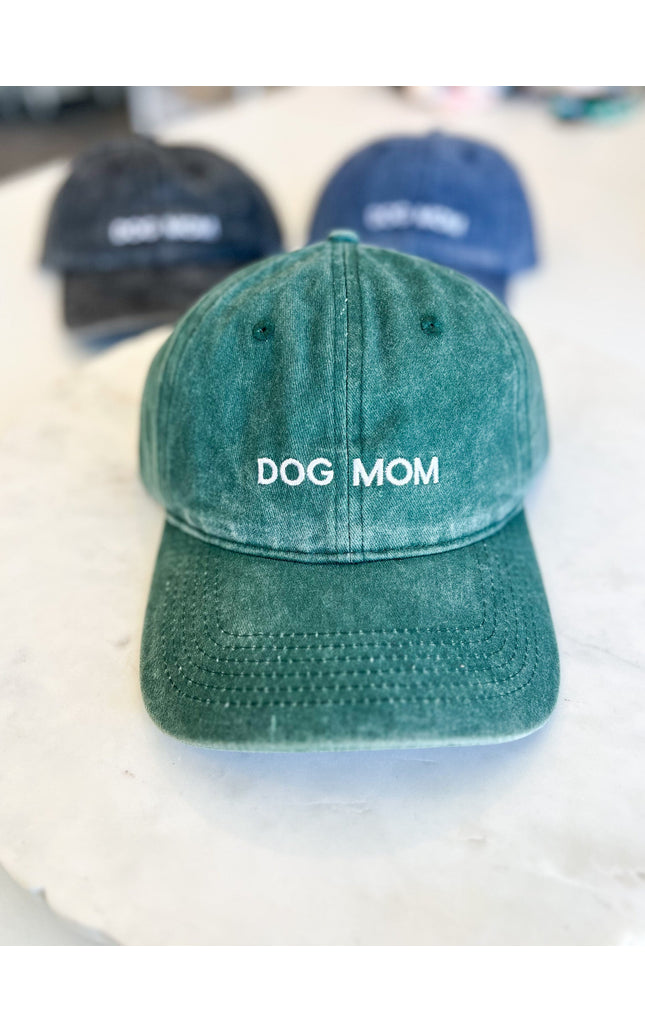 Dog Mom Hat Green
