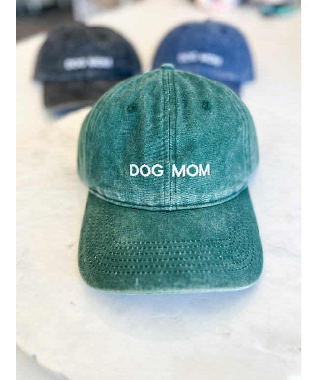 Dog Mom Hat Green