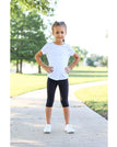 Black Capri / Kids S/M - Sizes 3/4-5/6