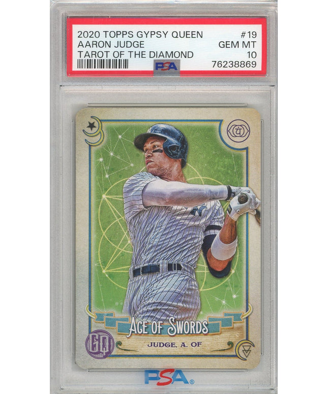 Graded 2020 Topps Gypsy Queen Aaron Judge #19 Tarot Of The Diamond Baseball Card PSA 10 Gem Mint