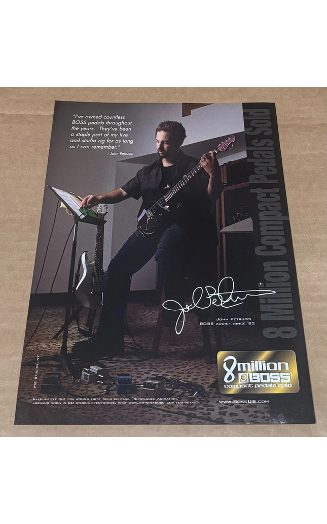BOSS PEDALS - JOHN PETRUCCI of DREAM THEATER - 2004 Print Advertisement