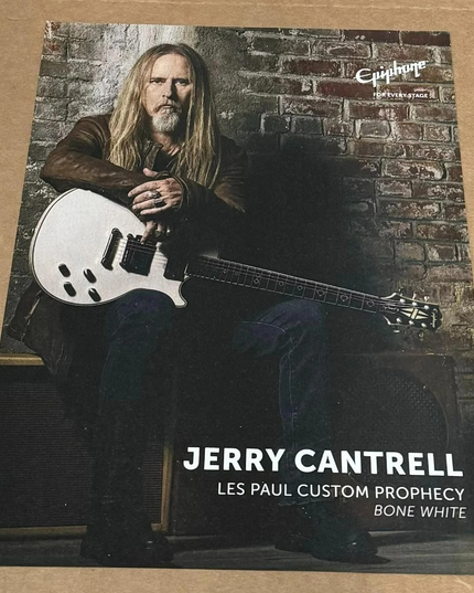 EPIPHONE GUITARS - LES PAUL CUSTOM PROPHECY - JERRY CANTRELL - 2022 Print Ad