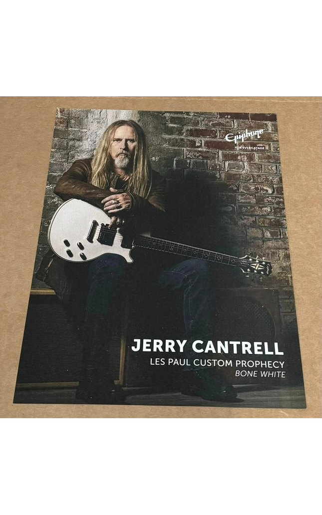 EPIPHONE GUITARS - LES PAUL CUSTOM PROPHECY - JERRY CANTRELL - 2022 Print Ad