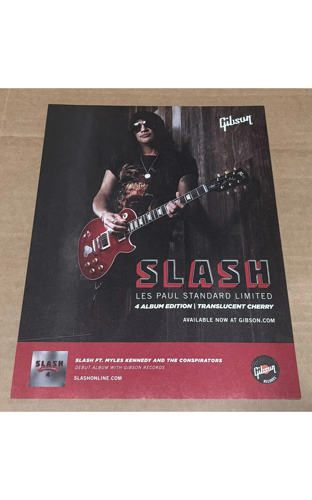 Slash of Guns N' Roses - Gibson Guitars - 2023 Print Ad