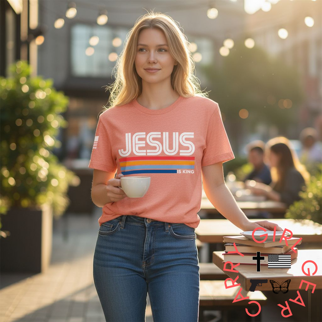 JESUS IS KING TEE - WOMEN