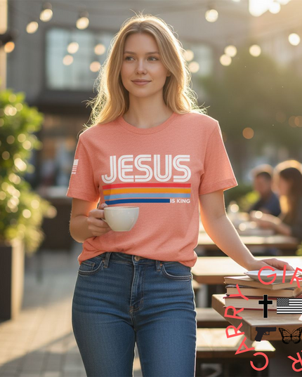 JESUS IS KING TEE - WOMEN