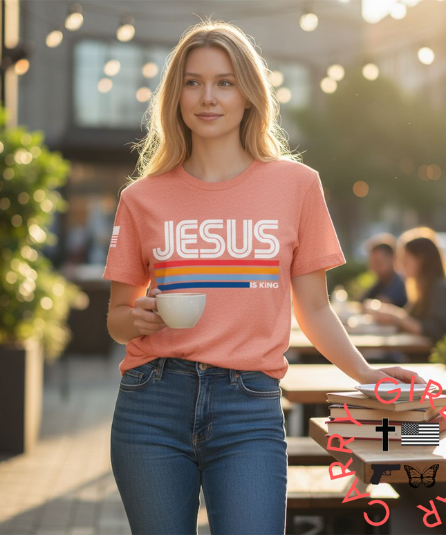 JESUS IS KING TEE - WOMEN