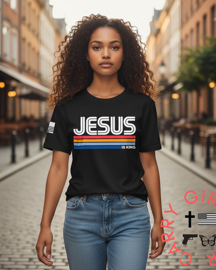 JESUS IS KING TEE - WOMEN