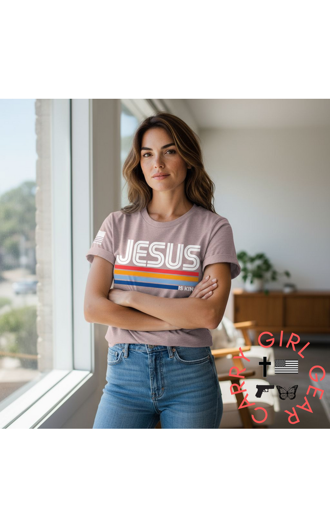 JESUS IS KING TEE - WOMEN
