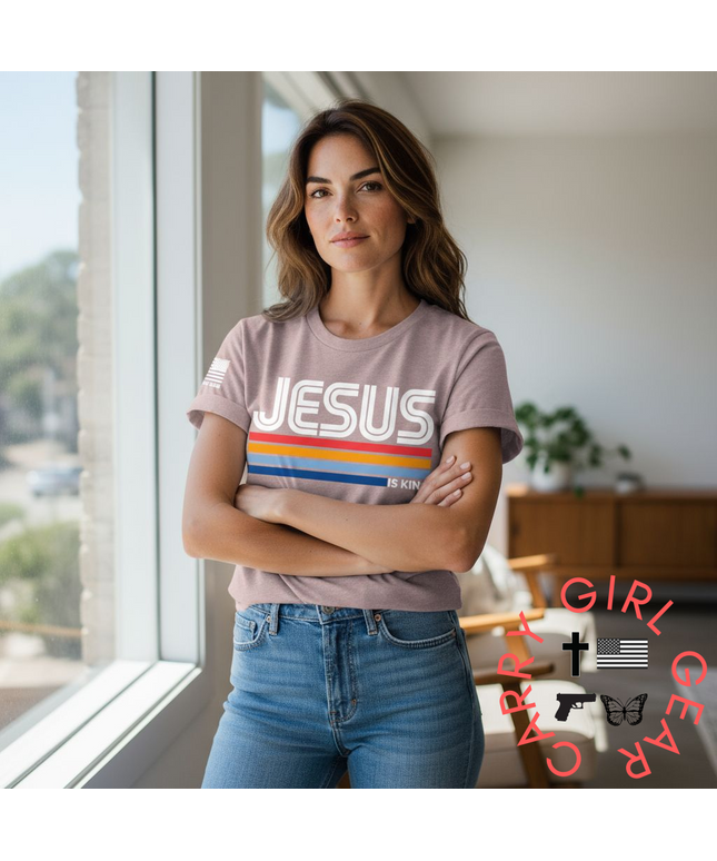 JESUS IS KING TEE - WOMEN