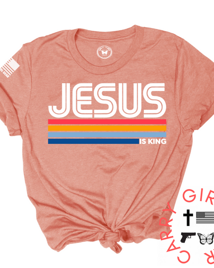 JESUS IS KING TEE - WOMEN