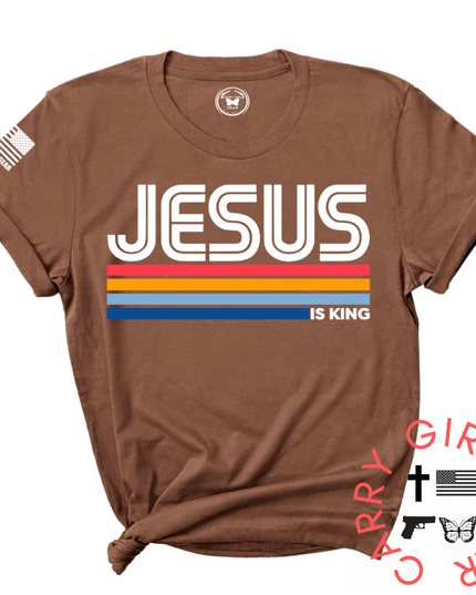 JESUS IS KING TEE - WOMEN
