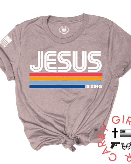 JESUS IS KING TEE - WOMEN