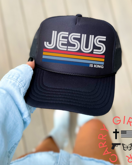 JESUS IS KING Trucker