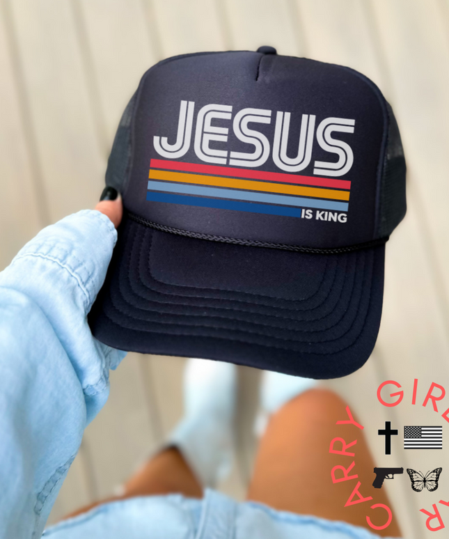 JESUS IS KING Trucker
