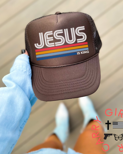JESUS IS KING Trucker