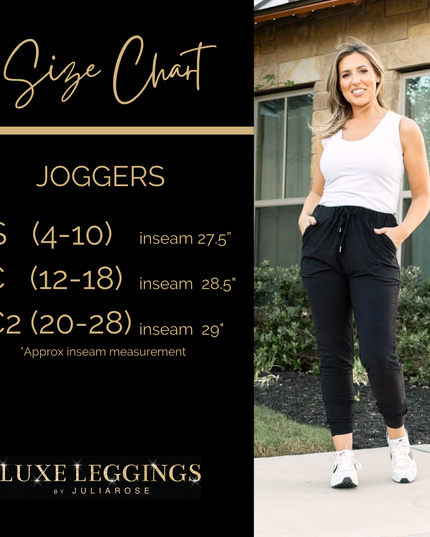 Ready to Ship | The Cindy Charcoal Joggers - Luxe Leggings by Julia Rose® Round 2
