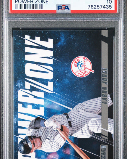Graded 2022 Topps Stadium Club Aaron Judge #PZ8 Power Zone Baseball Card PSA 10 Gem Mint