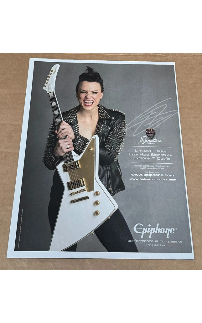 LZZY HALE of HALESTORM - EPIPHONE GUITARS - 2019 Print Advertisement