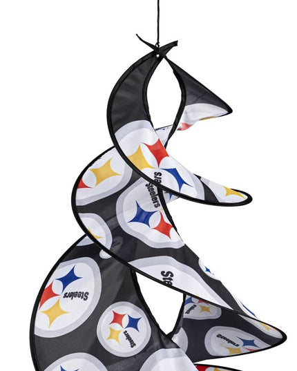 Pittsburgh Steelers Flag Banner Wind Twister Spinner Outdoor
