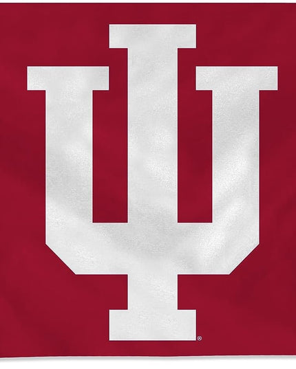 Indiana University Hoosiers 3x5 Foot Flag Banner, Single Sided, Metal Grommets