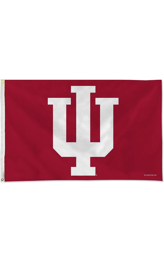 Indiana University Hoosiers 3x5 Foot Flag Banner, Single Sided, Metal Grommets