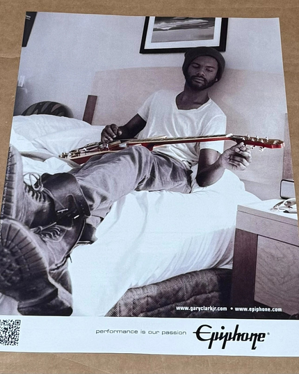 EPIPHONE GUITARS - GARY CLARK JR - 2011 Print Advertisement
