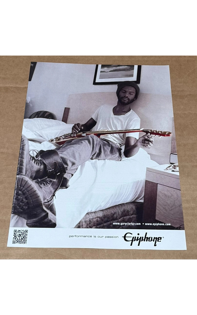 EPIPHONE GUITARS - GARY CLARK JR - 2011 Print Advertisement