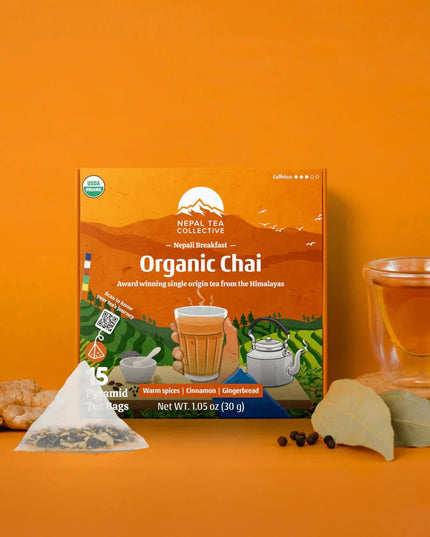 Nepali Breakfast (Classic Chai) - 15 Pyramid Tea Bags