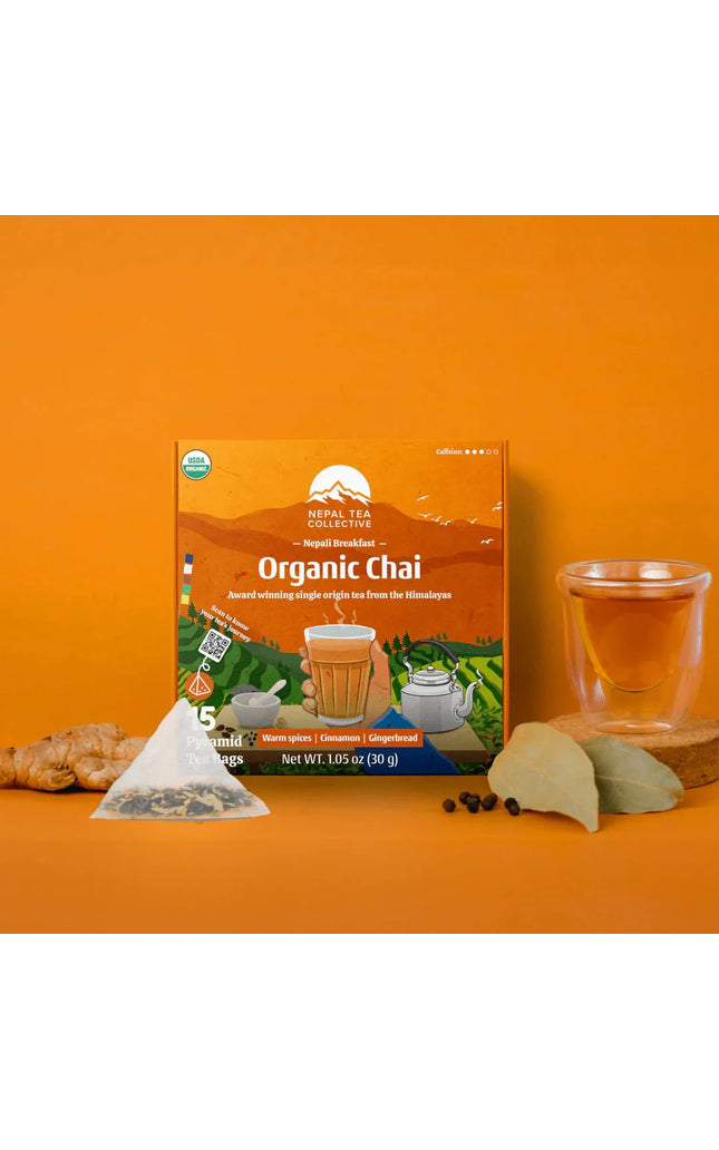 Nepali Breakfast (Classic Chai) - 15 Pyramid Tea Bags