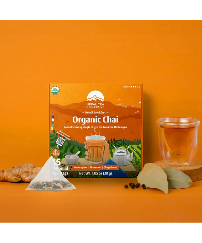 Nepali Breakfast (Classic Chai) - 15 Pyramid Tea Bags