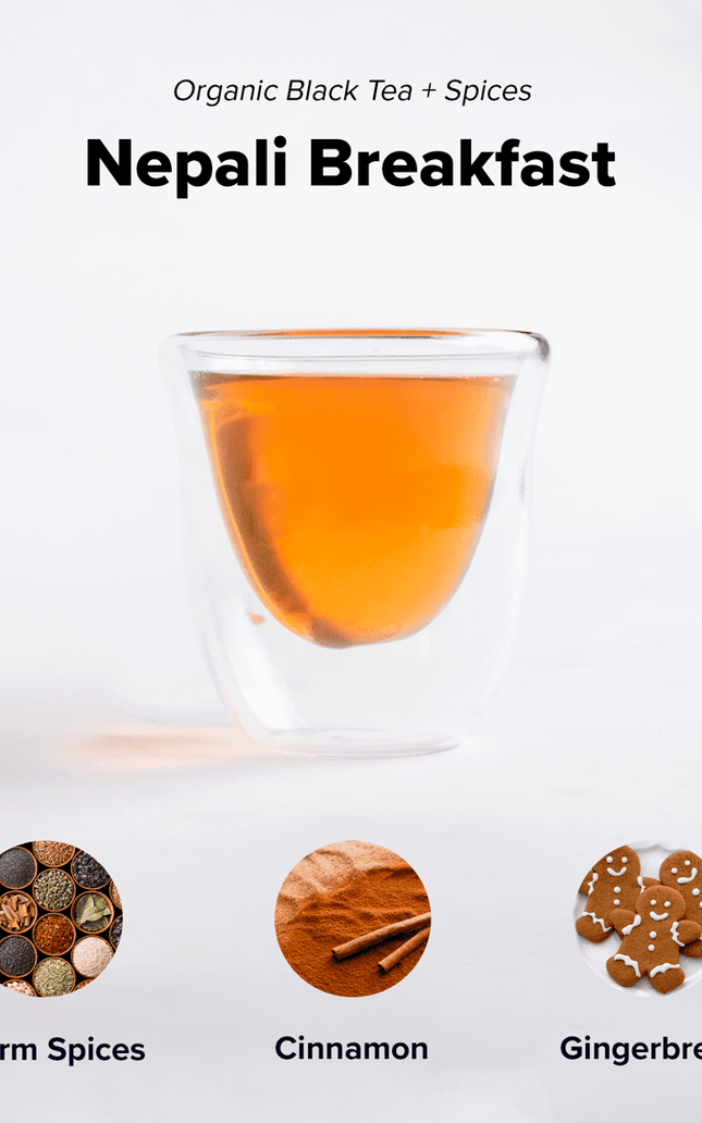 Nepali Breakfast (Classic Chai) - 15 Pyramid Tea Bags